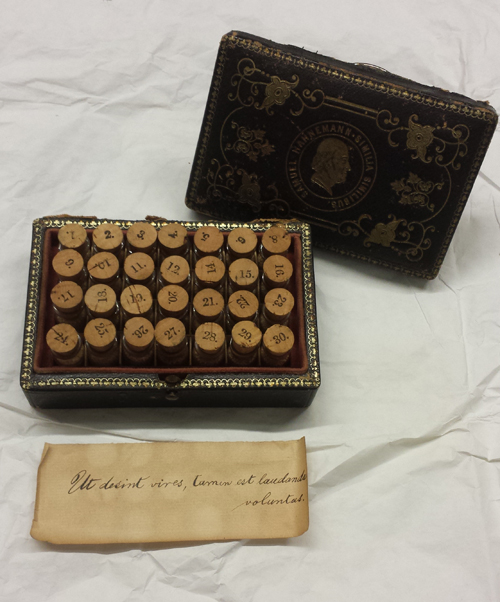 Homeopathic medicine case (The Legacy Center Archives and Special Collections)
