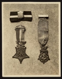 Mary Walker's medals, 1865 (The Legacy Center Archives and Special Collections)