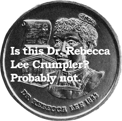 Dr. Rebecca Lee Crumpler coin (The Legacy Center Archives and Special Collections)