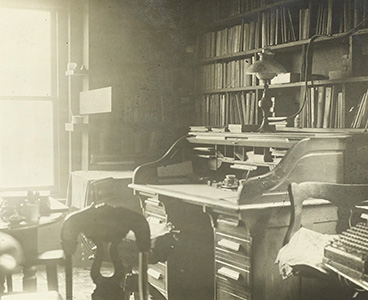 Thomas Lindsley Bradford's study (The Legacy Center Archives and Special Collections)