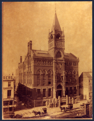 Hahnemann Medical College, circa 1890 (The Legacy Center Archives and Special Collections)