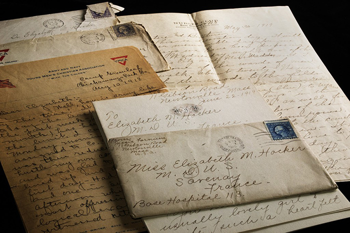 Correspondence from Elizabeth Hocker papers, approximately 1917 (The Legacy Center Archives and Special Collections)