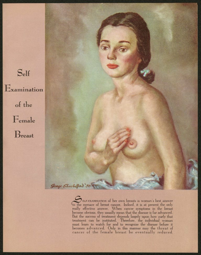 Breast Cancer Self Examination Pamphlet (The Legacy Center Archives and Special Collections)