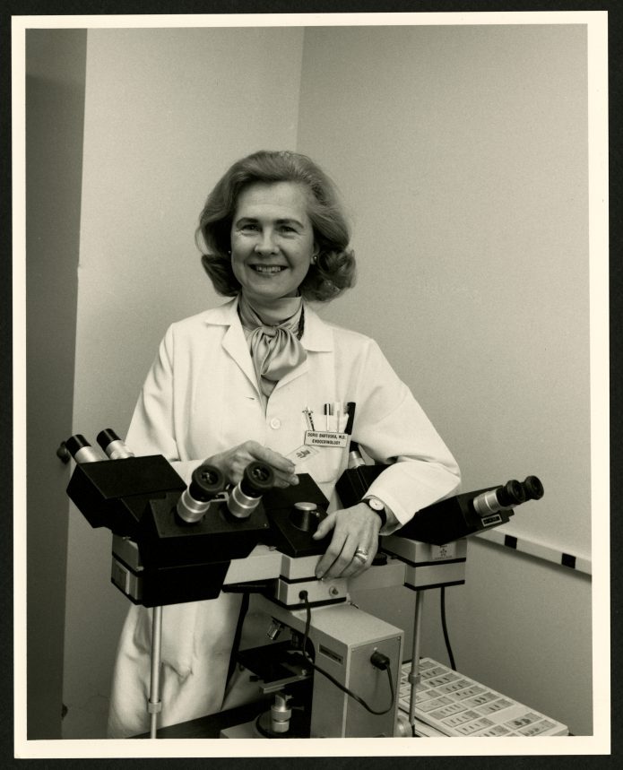 Doris Bartuska, MD circa 1987 (The Legacy Center Archives and Special Collections)
