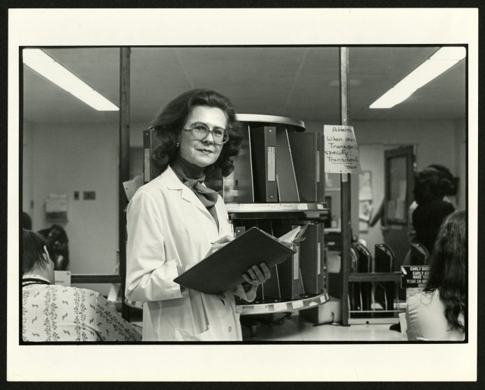 Doris Bartuska, MD circa 1983 (The Legacy Center Archives and Special Collections)