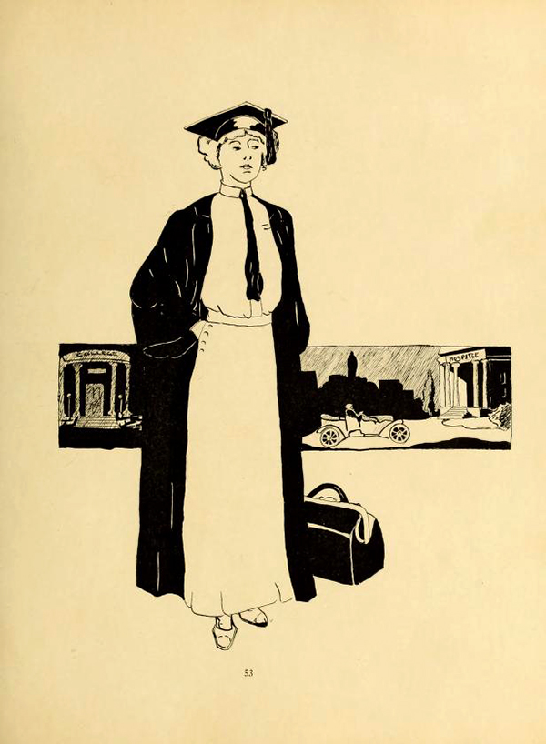 Woman's Medical College of Pennsylvania and Hahnemann University yearbook image; WMCP Scalpel 1911