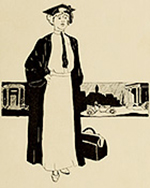 Woman's Medical College of Pennsylvania and Hahnemann University yearbook thumbnail; WMCP Scalpel 1911