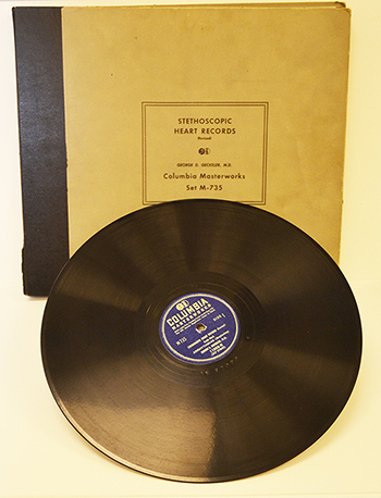 'Heart Recordings and Stethoscopic Sounds' LP, 1949 (The Legacy Center Archives and Special Collections)