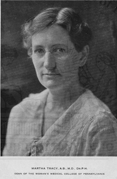 Martha Tracy as Dean, 1918 (The Legacy Center Archives and Special Collections)