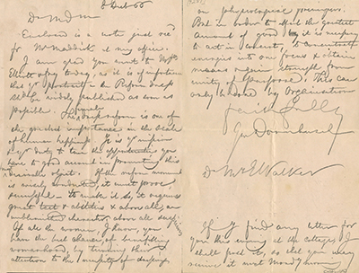 Letter to Mary Walker from George Dornbusch, 8 December 1866 (The Legacy Center Archives and Special Collections)