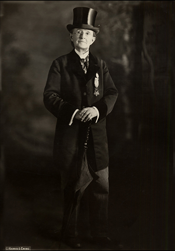 In a top hat and Prince Albert jacket, no date (The Legacy Center Archives and Special Collections)