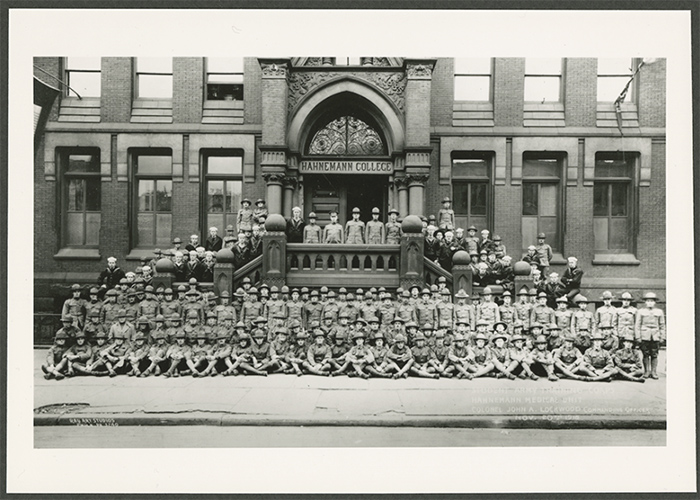 Student Army Training Corps, Hahnemann Medical Unit, 1918 (The Legacy Center Archives and Special Collections)
