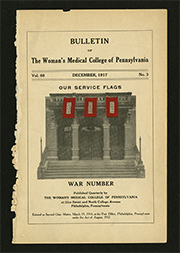 Woman's Medical College Bulletin, November 1917 (The Legacy Center Archives and Special Collections)