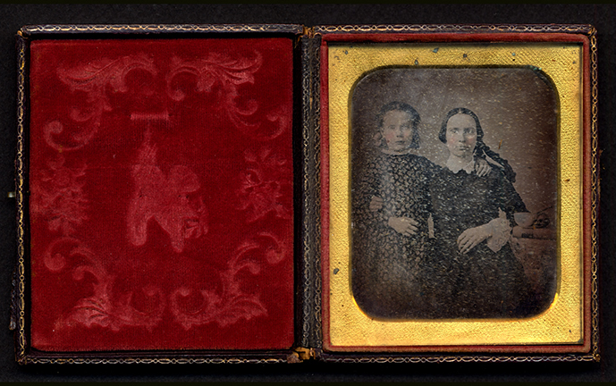 Photograph research guide daguerreotype of Hannah Longshore and her daughter Lucretia Mott Longshore