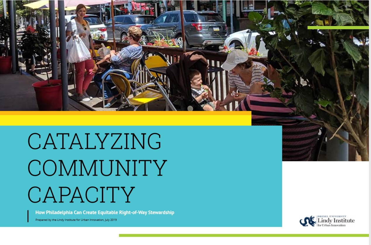 Cover page of Catalyzing Community Capacity