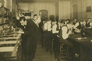 Archive photo of the Hering Clinical Laboratory at Drexel University College of Medicine.