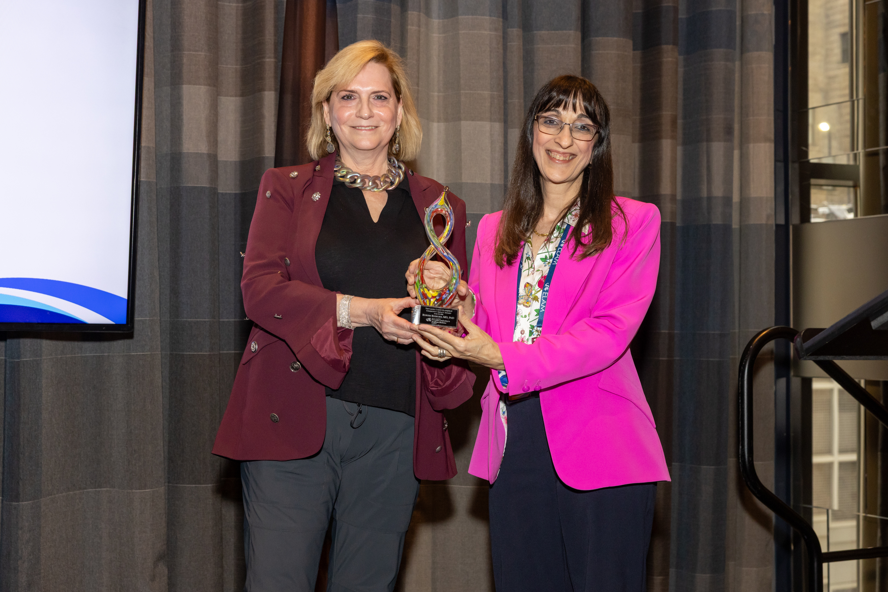 Pictured: Nancy Spector, MD (ELAM ‘10), and Biykem Bozkurt, MD, PhD (ELAM ‘23)