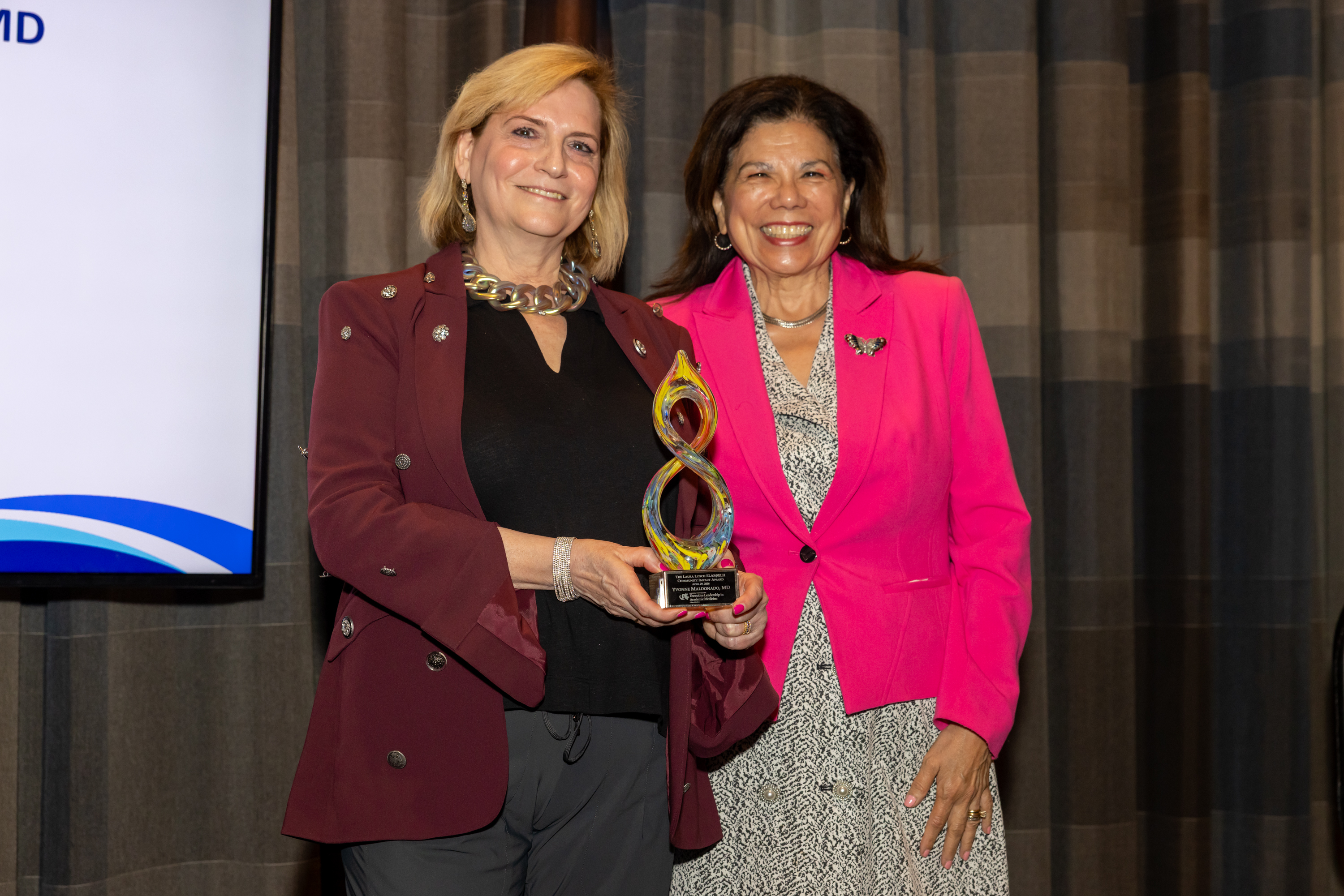 Pictured: Nancy Spector, MD (ELAM ‘10), and Yvonne (Bonnie) Maldonado, MD