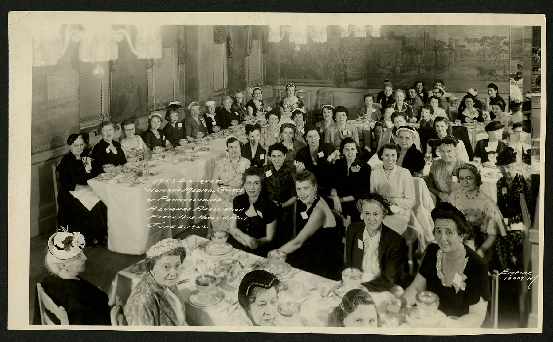 Alumnae Banquet, 1953 (The Legacy Center Archives and Special Collections)