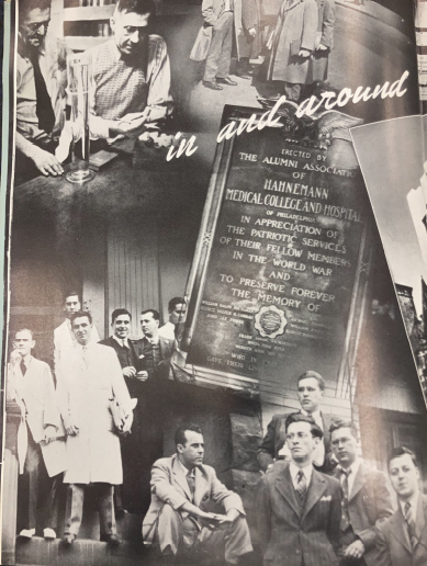 Inside cover of Medic from 1943. (The Legacy Center Archives and Special Collections)