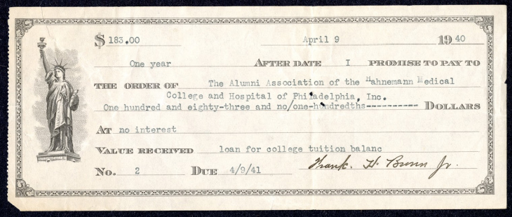 Student Loan Fund (The Legacy Center Archives and Special Collections)