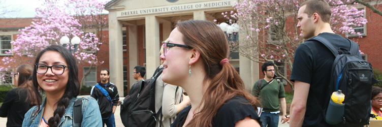 Drexel University College of Medicine graduate and medical students at the Queen Lane campus.
