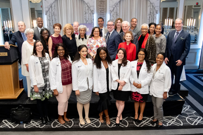 Group photo of attendees at the 2018 Woman One Award Ceremony