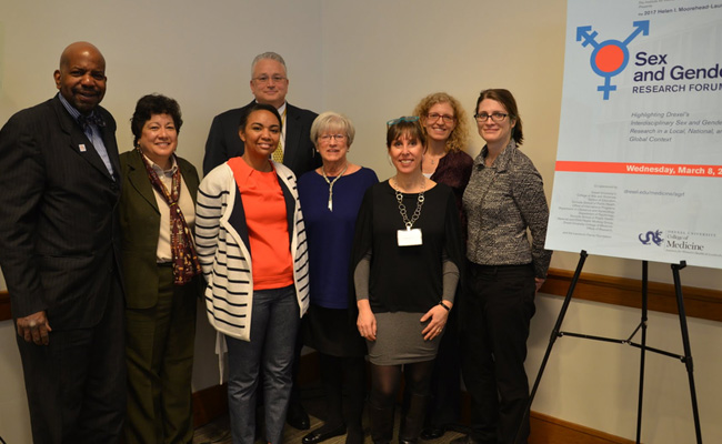 Presenters and attendees at the Sex and Gender Research Forum