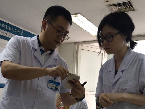 Drexel medical student Lynn Ma in Chengdu, China.