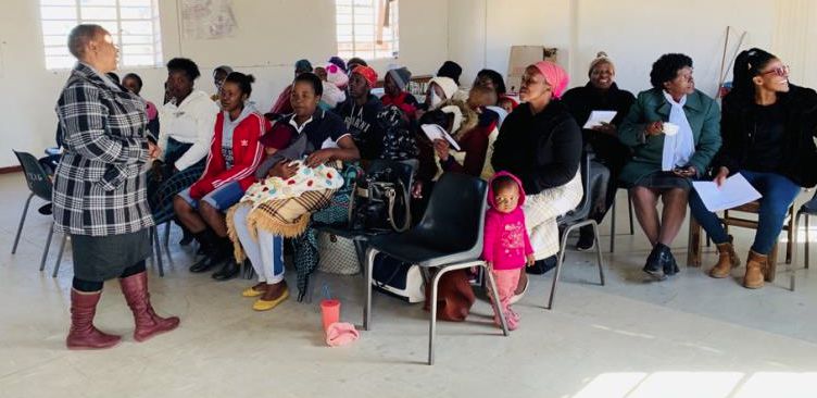 A breastfeeding workshop in Lesotho, part of Christiana Obeng's Global Health experience