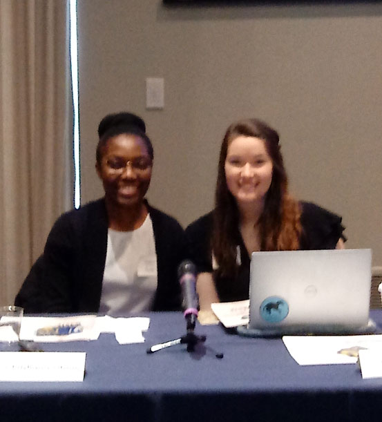 Christiana Obeng and Katherine Boyd presented at the 13th Annual Drexel Student Conference on Global Challenges
