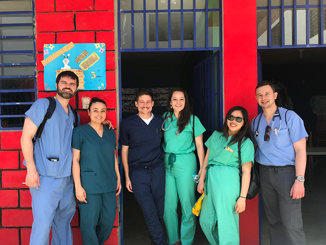 Drexel med student Paulina Ramirez in Trujillo, Peru with The Medical Network