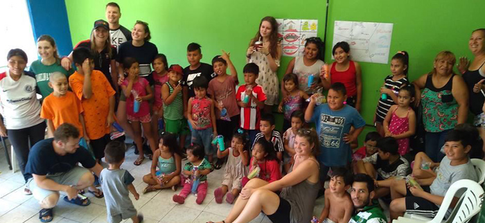 Drexel medical student Sara Shusterman in Buenos Aires: I gave a talk to children in the Barracas Community (severely impoverished area) on dental hygiene