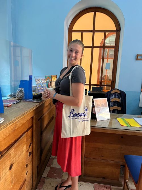 MD student Alexa Smith during her global health experience in Oaxaca, Mexico
