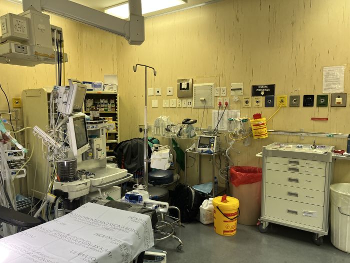 Hospital room in Cape Town, South Africa, where MD student Juliette van Heerden had her global health experience