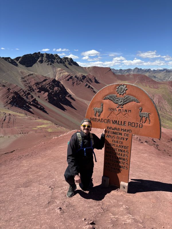 MD student Nicholas Lehman during a global health experience in Peru with Maximo Nivel