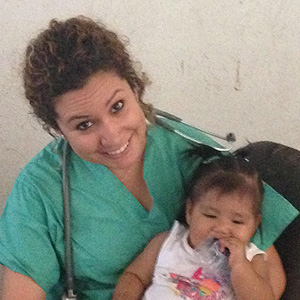 Drexel medical student Dani Ashak in Guatemala.