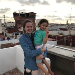 Drexel medical student Anya Venezia in Morocco with Love Volunteers.