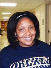 Jasmine Peake, student in the Molecular and Cell Biology and Genetics program.
