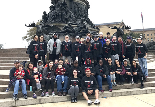 Members of the Division of Infectious Diseases and HIV Medicine participated in the 2019 Philly AIDS Walk.