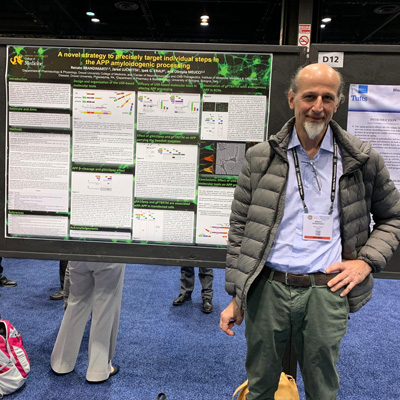 Rentao Brandimarti, PhD, Pharmacology & Physiology research faculty, at 2019 Society for Neuroscience