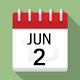 Calendar icon: June 2