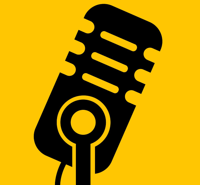An illustration of a microphone