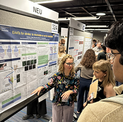 Katie attended the ASPET annual conference in Arlington, Va. and presented a poster on May 17, 2024.