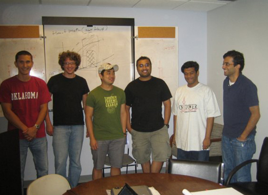 2008: Nick Collura, PhD Student; Stephen Sandelich, Medical Student; Victor Lin, MS; Anant Chopra, PhD Candidate; BME Student; Akash Patel, Medical Student
