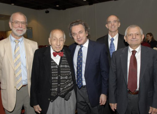 Joseph Di Palma, MD 90th Birthday Celebration: Amir Pelleg, PhD; Joseph Di Palma, MD; J.Yasha Kresh, PhD; James Reynolds, MD; Vincent Zarro, MD, PhD