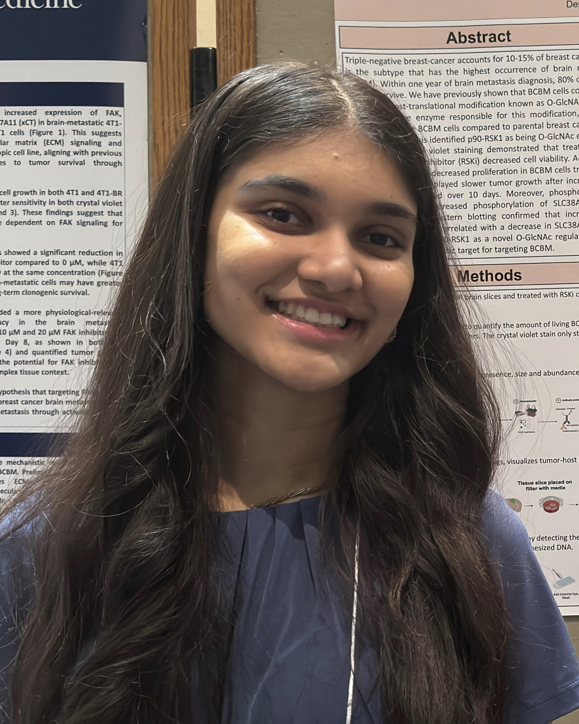 Nishi Vyas, Reginato Lab member