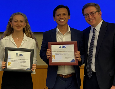 Congratulations to Riley Young for receiving 1st Place for Best Trainee Talk at the 2024 Translational Cellular Oncology Program Retreat at the Sidney Kimmel Comprehensive Cancer Center.