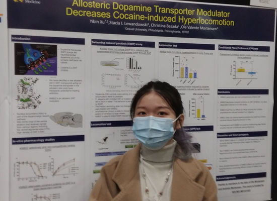 Mortensen Lab member Clara at the Experimental Biology conference.