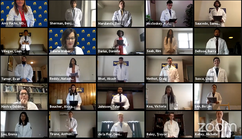Virtual White Coat Ceremony MD Program Class of 2024 - Physician's Pledge